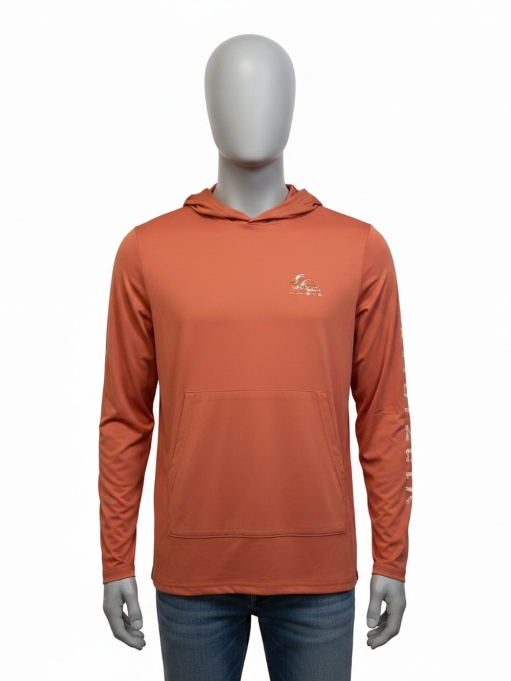Quiksilver Men’s Medium Hooded Rash Guard & Swim Shorts Set Canyon Clay NWT